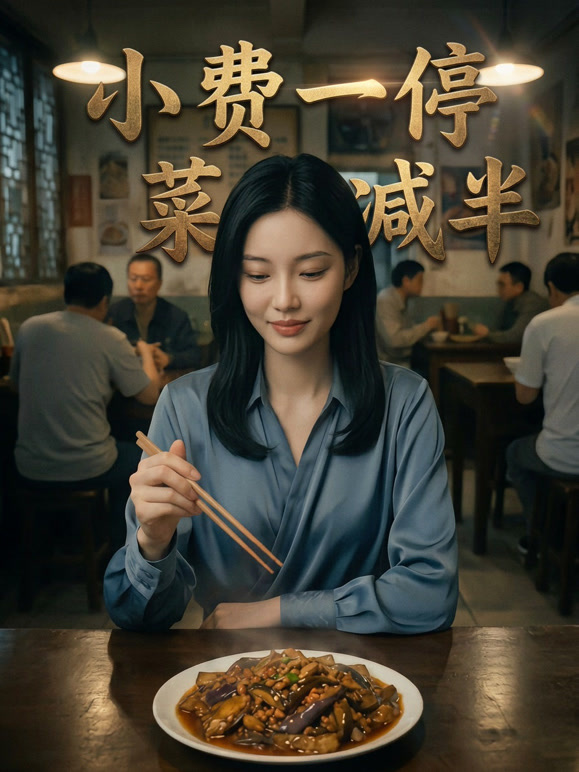 小费一停菜减半