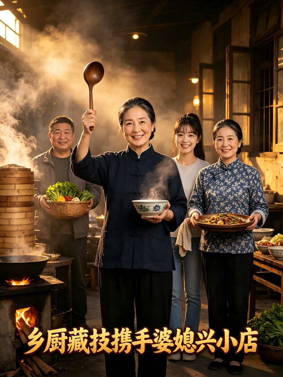 乡厨藏技携手婆媳兴小店