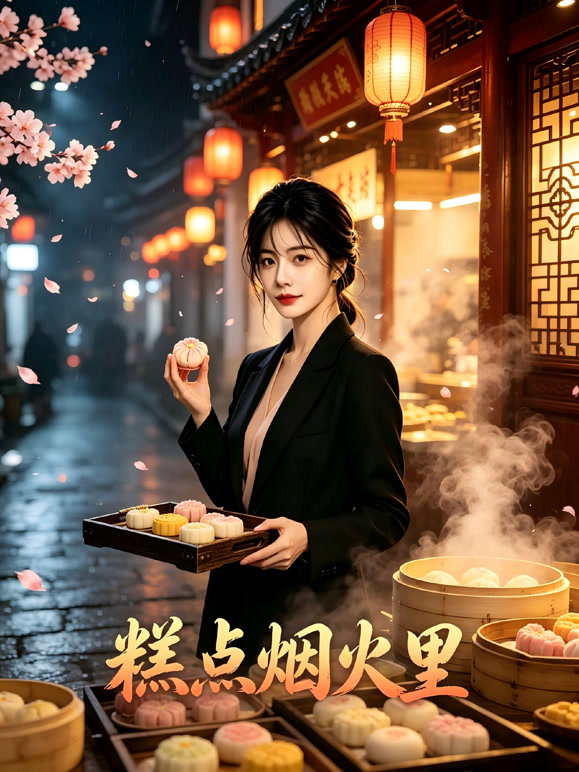 糕点烟火里