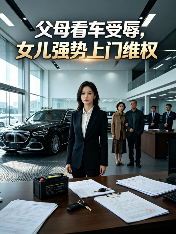 父母看车受辱，女儿强势上门维权