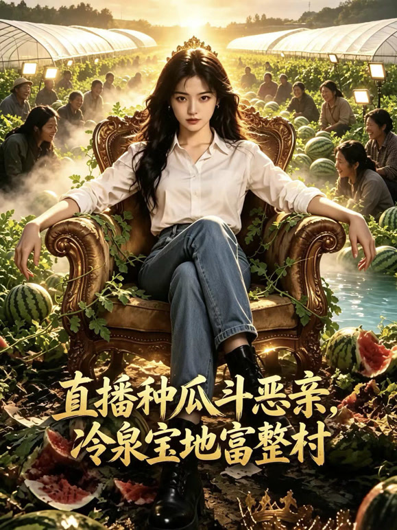 直播种瓜斗恶亲，冷泉宝地富整村