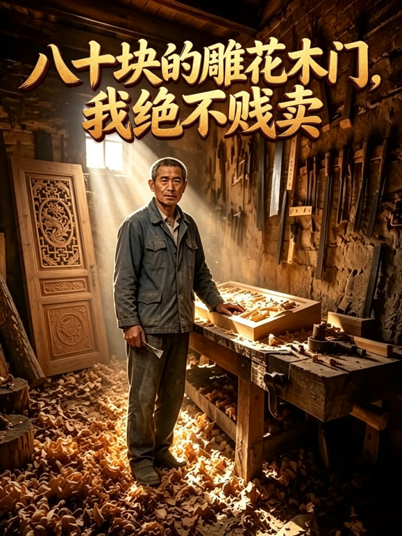 八十块的雕花木门，我绝不贱卖