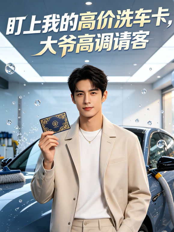盯上我的高价洗车卡，大爷高调请客