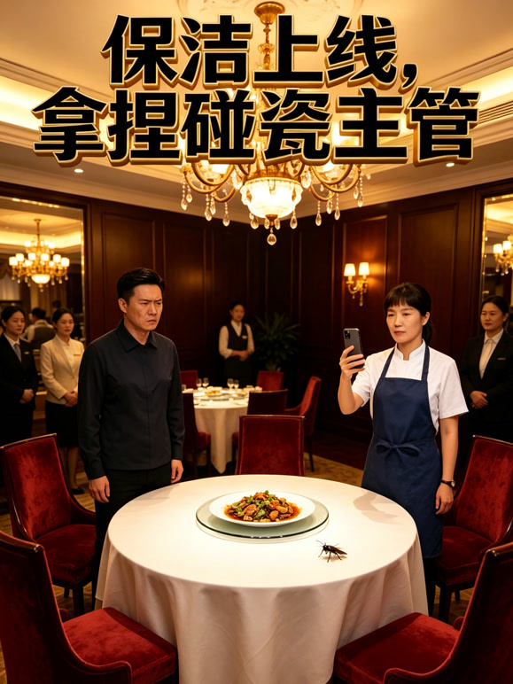 保洁上线，拿捏碰瓷主管