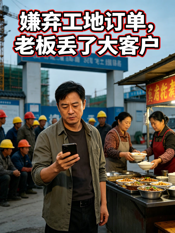 嫌弃工地订单，老板丢了大客户