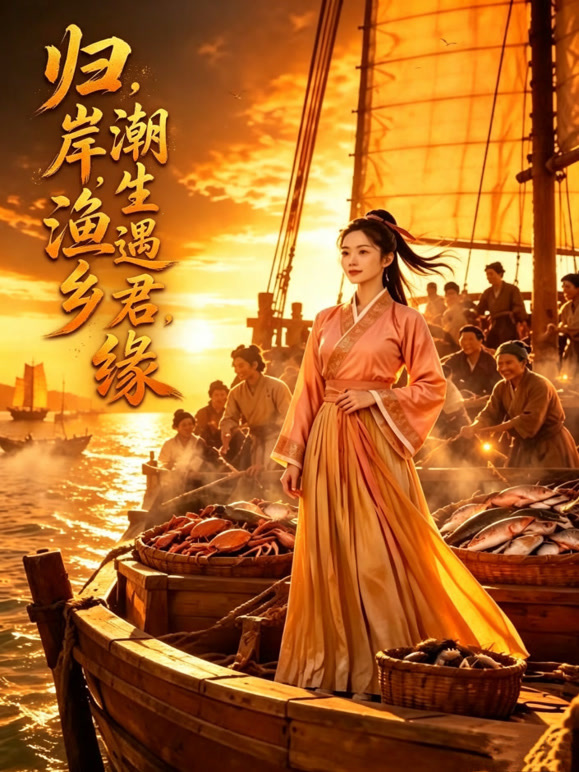 归岸渔乡，潮生遇君缘