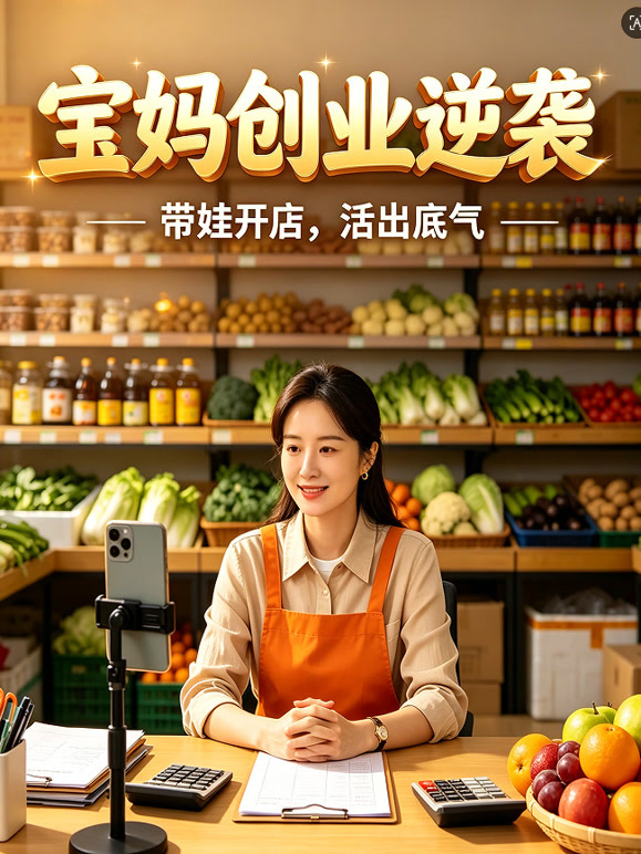 宝妈创业逆袭
