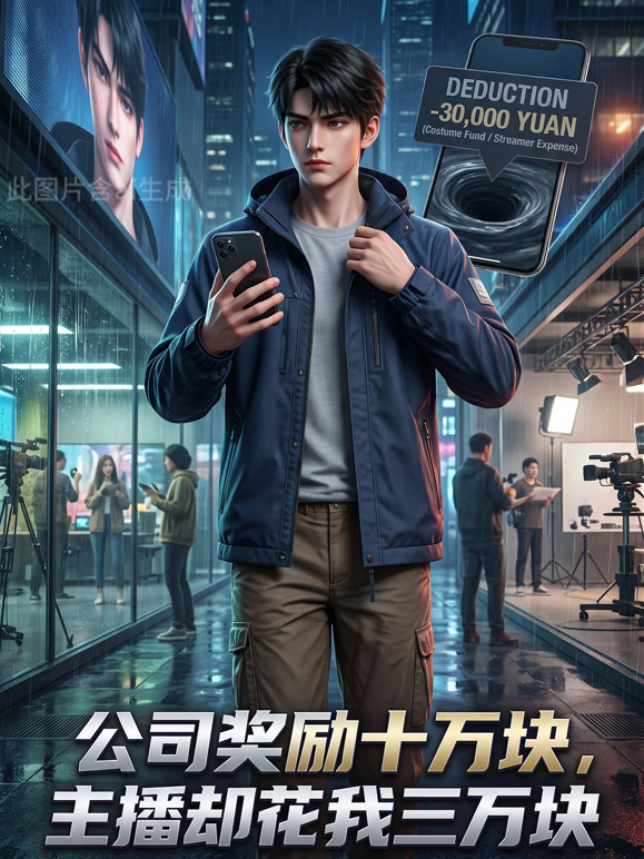 公司奖励十万块，主播却花我八万块