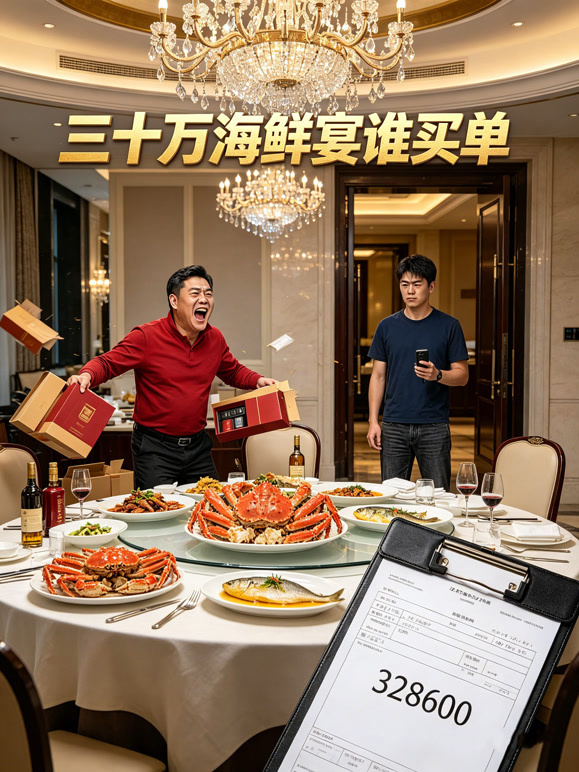 三十万海鲜宴谁买单
