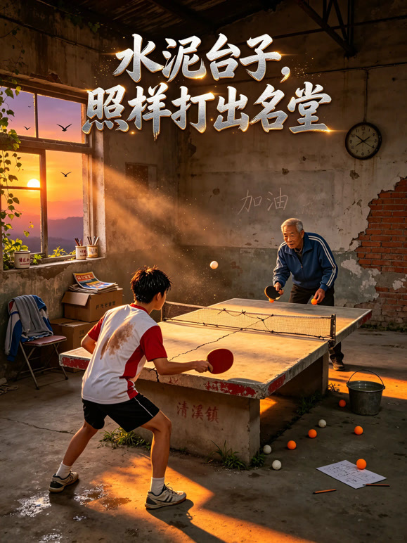 水泥台子，照样打出名堂