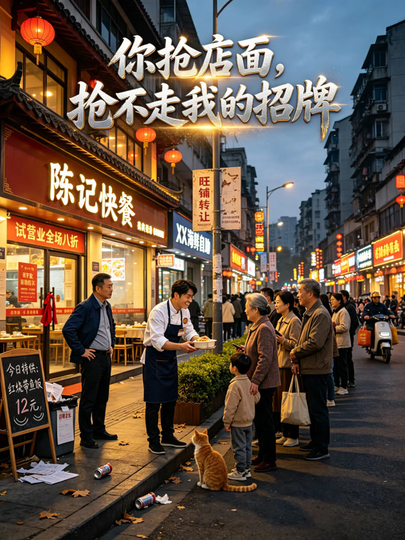 你抢店面，抢不走我的招牌