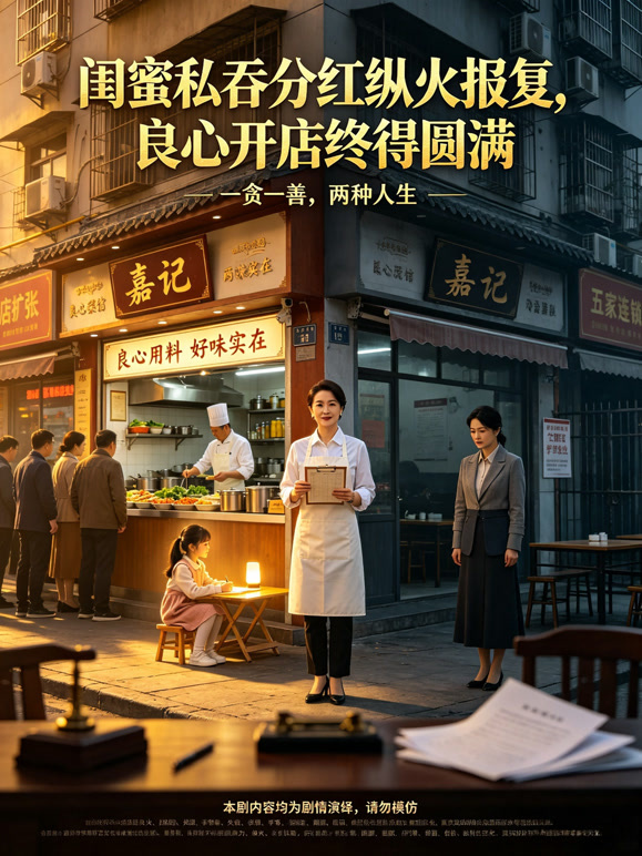 闺蜜私吞分红纵火报复，良心开店终得圆满