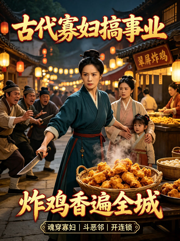 古代寡妇搞事业，炸鸡香遍全城