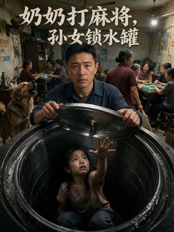 奶奶打麻将，孙女锁水罐