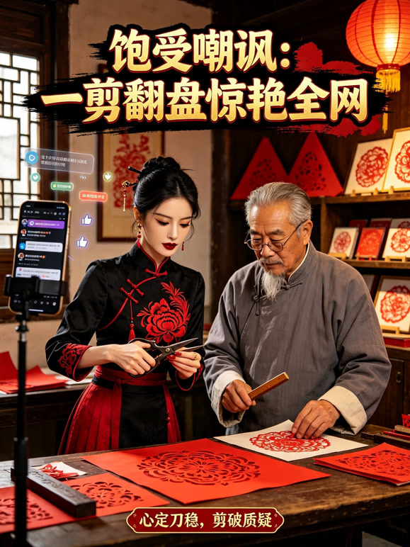 饱受嘲讽：一剪翻盘惊艳全网