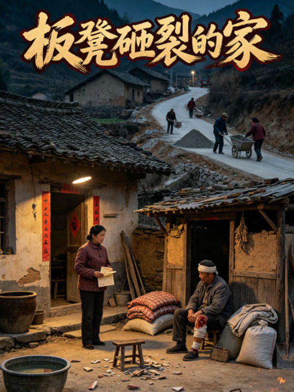 板凳砸裂的家