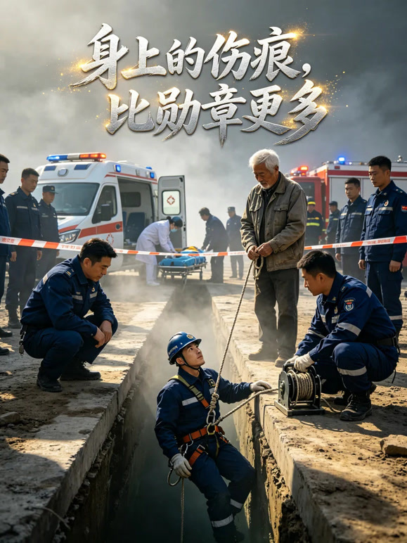身上的伤痕，比勋章更多