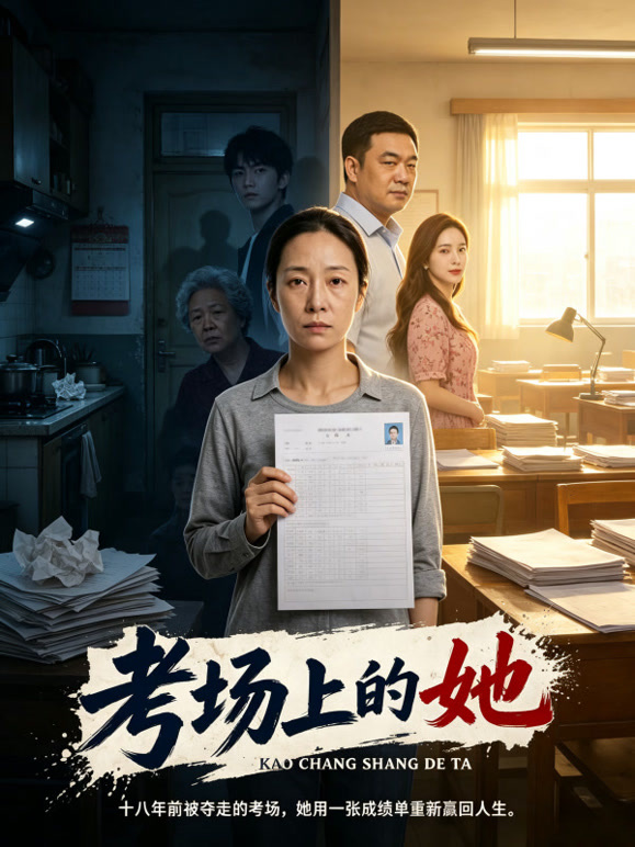 考场上的她