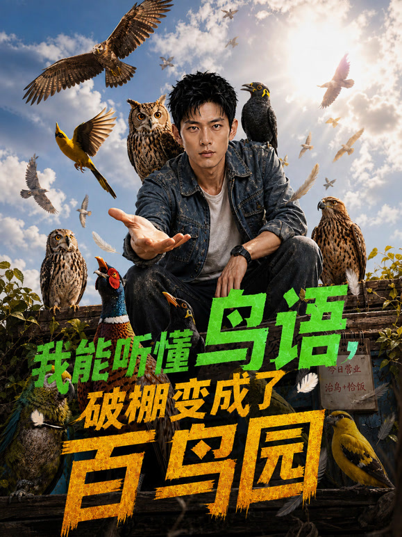 我能听懂鸟语，破棚变成了百鸟园