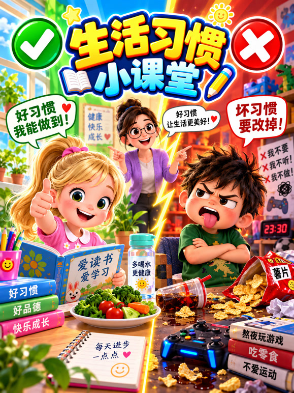 生活习惯小课堂