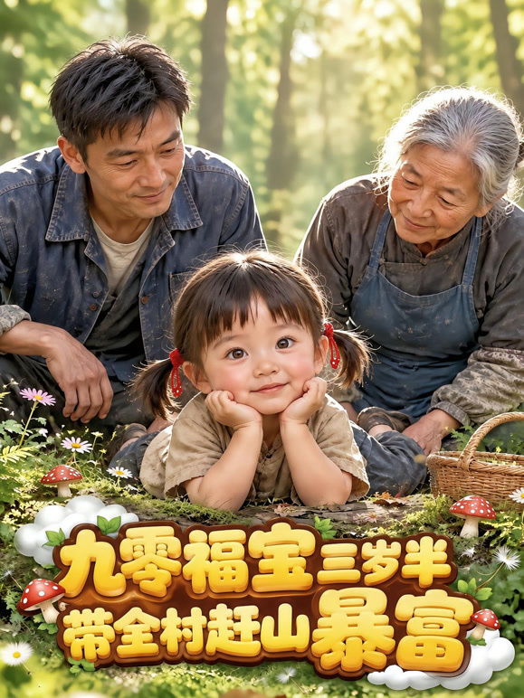 九零福宝三岁半,带全村赶山暴富