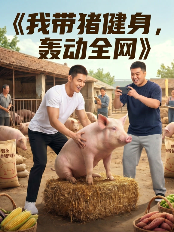 我带猪健身，轰动全网