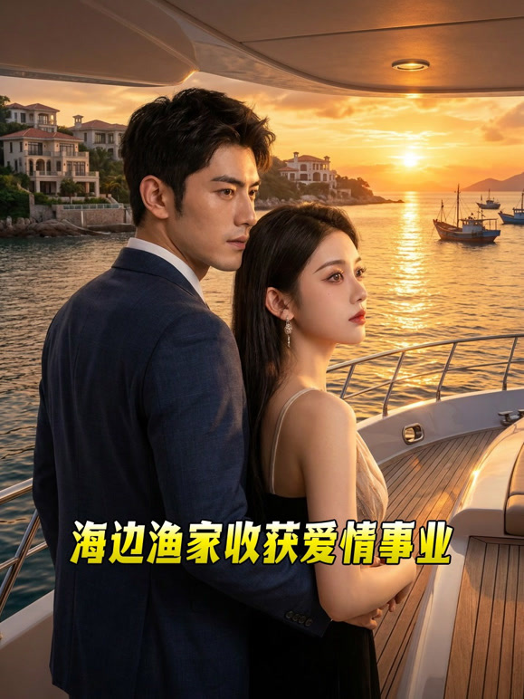 海边渔家收获爱情事业