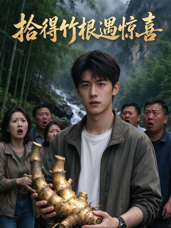 拾得竹根遇惊喜