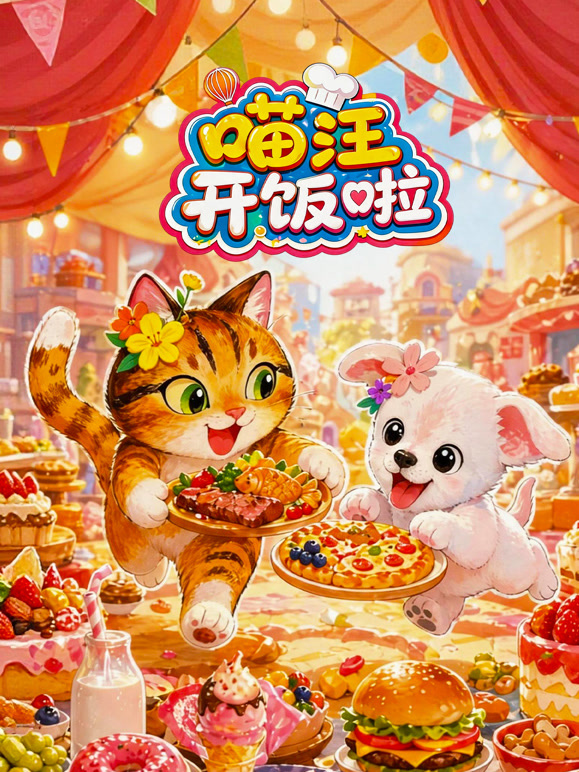 喵汪开饭啦