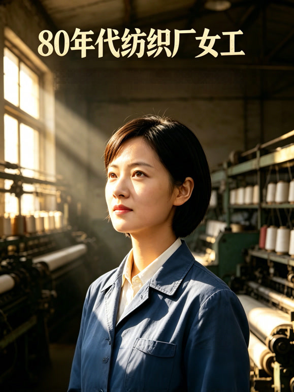 80年代纺织厂女工