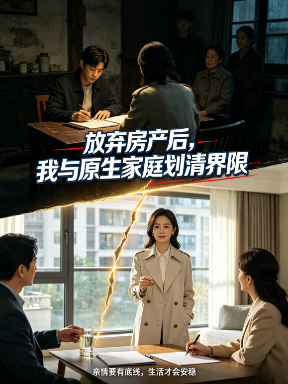 放弃房产后，我与原生家庭划清界限