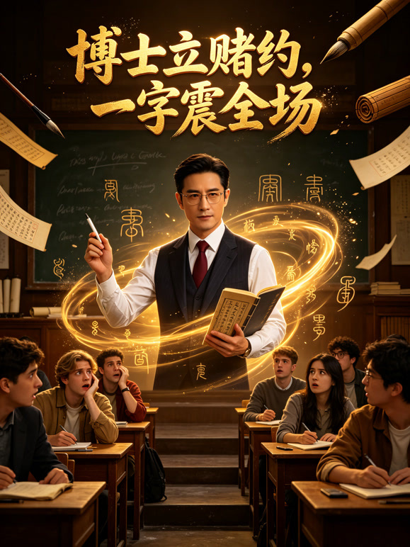 博士立赌约，一字震全场