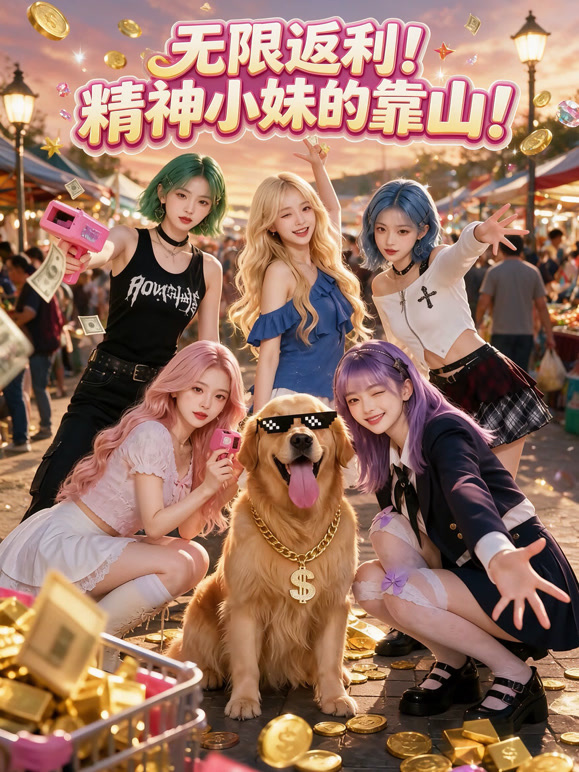无限返利！精神小妹的靠山！