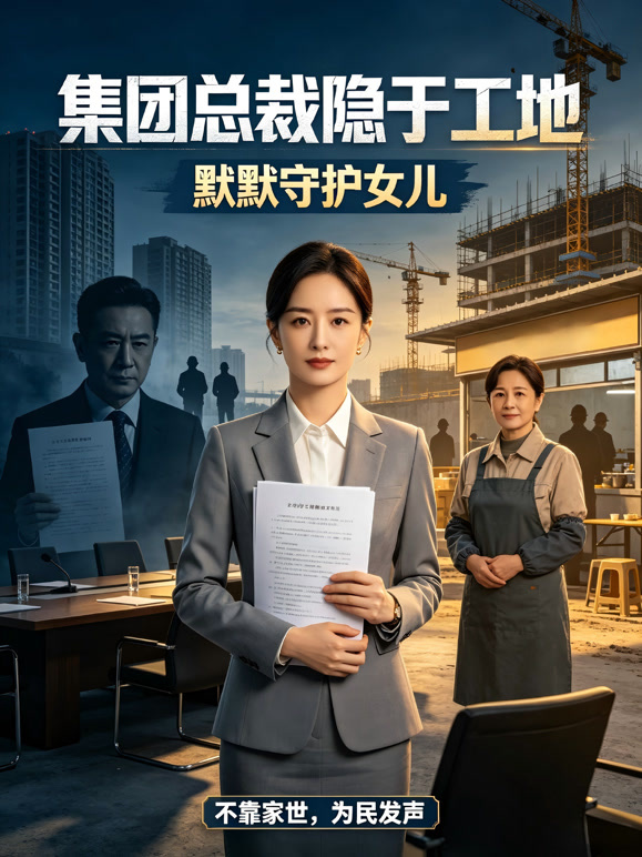 集团总裁隐于工地，默默守护女儿