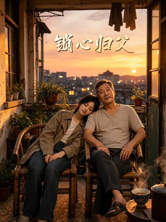 《锁心归父》