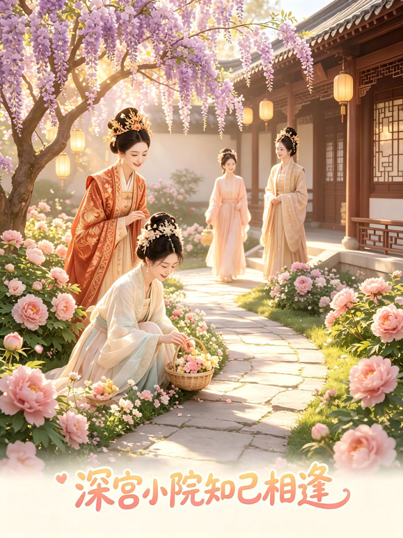 深宫小院知己相逢