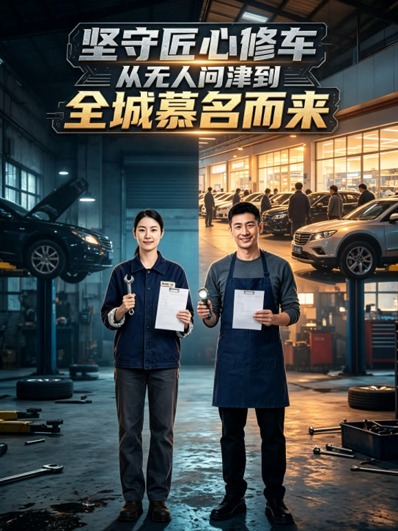 坚守匠心修车，从无人问津到全城慕名而来
