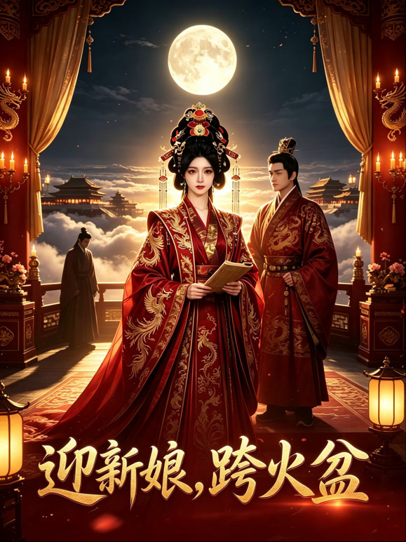 迎新娘，跨火盆