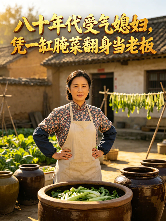 八十年代受气媳妇，凭一缸腌菜翻身当老板