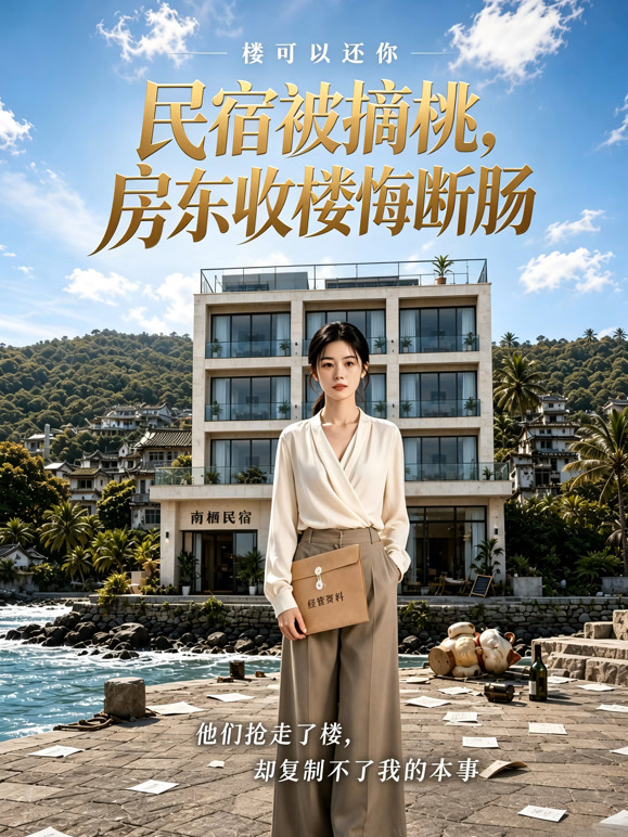 民宿被摘桃，房东收楼悔断肠