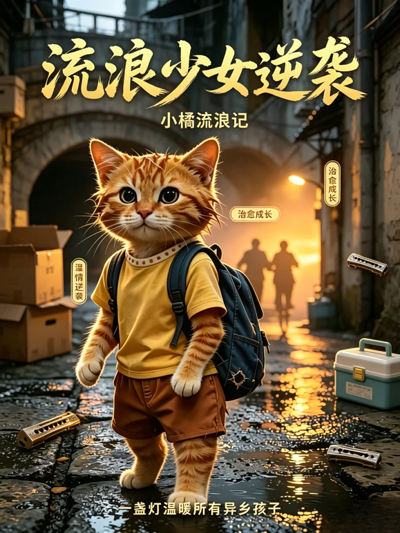 流浪少女逆袭