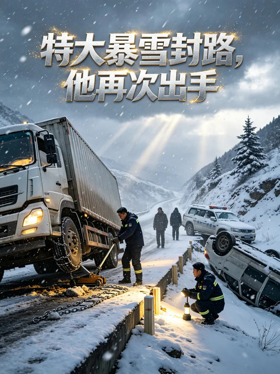 特大暴雪封路，他再次出手