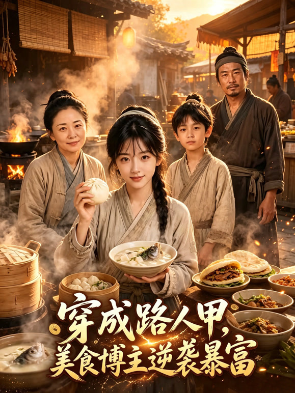穿成路人甲，美食博主逆袭暴富
