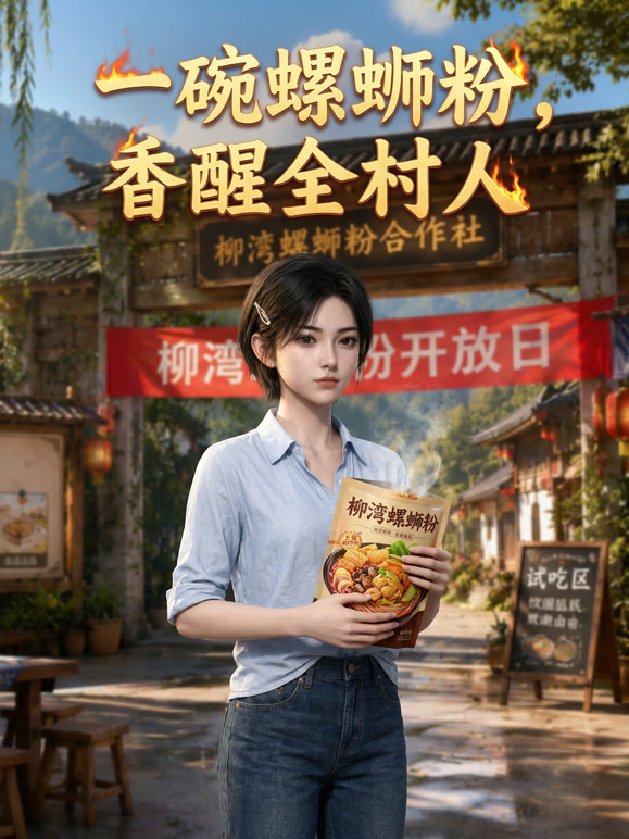 《一碗螺蛳粉，香醒全村人》