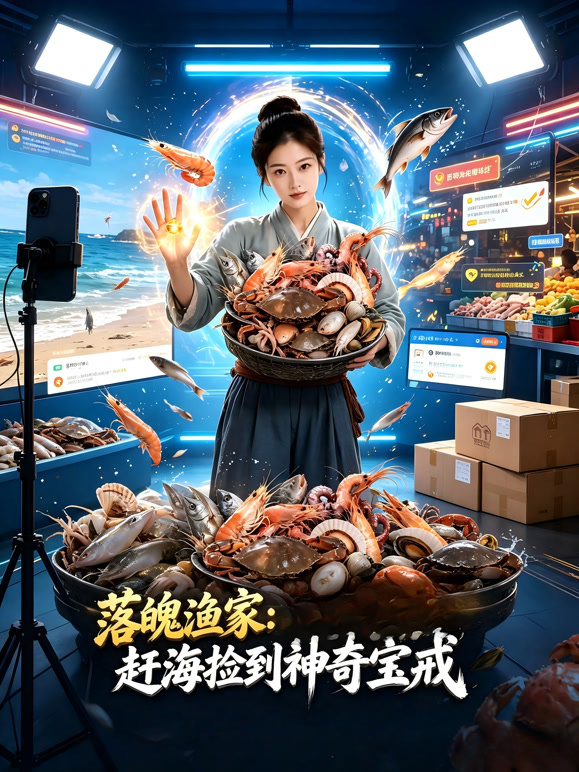 落魄渔家：赶海捡到神奇宝戒