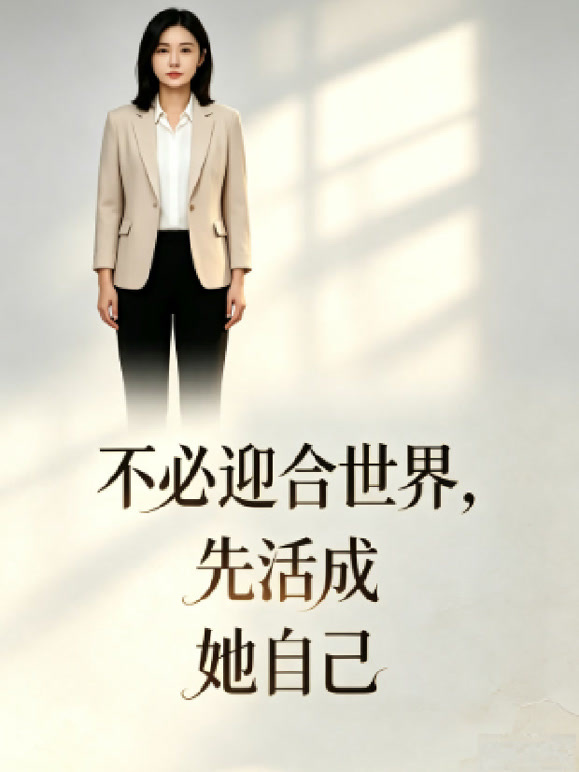 不必迎合世界，先活成她自己