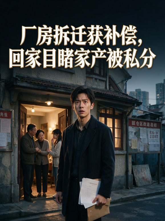 厂房拆迁获补偿，回家目睹家产被私分