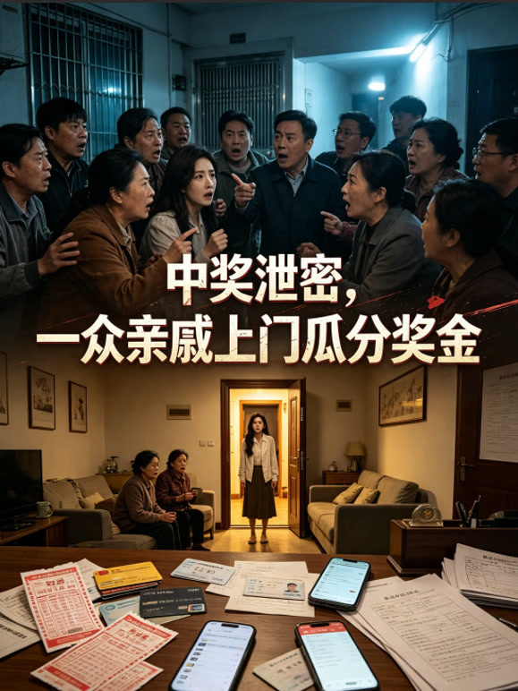 中奖泄密，一众亲戚上门瓜分奖金