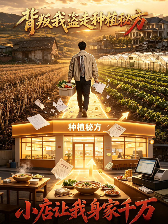 背叛我盗走种植秘方，小店让我身家千万