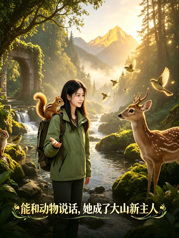 能和动物说话，她成了大山新主人